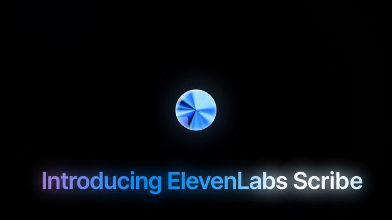 ElevenLabs推出全新語音轉文字模型Scribe 英語準確率高達96.7% 創下新紀錄