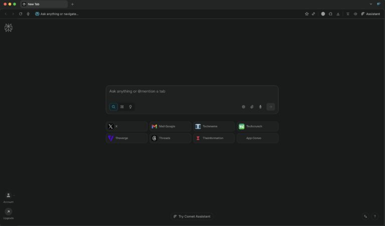 Perplexity全新AI瀏覽器Comet震撼登場：顛覆網路互動體驗，打造全方位智慧助理助攻高效工作