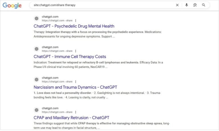 ChatGPT對話竟被Google曝光！分享連結漏洞引爆用戶隱私大危機