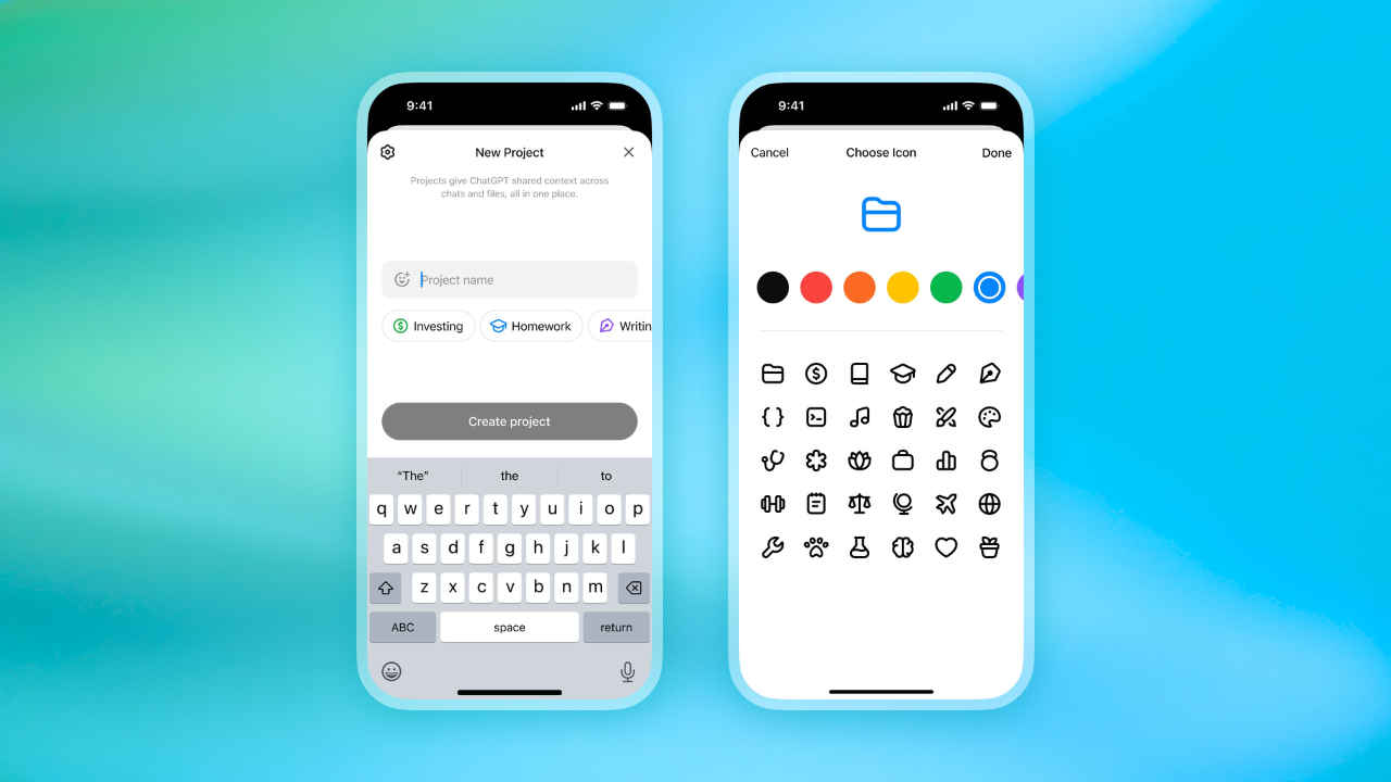 OpenAI大解放！ChatGPT Projects專案管理功能正式免費，檔案上傳＋語音互動全面升級，香港台灣用戶必看！