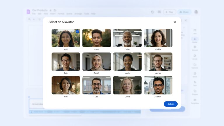 Google Vids全新AI虛擬人功能震撼登場，免費影片製作大解放！
