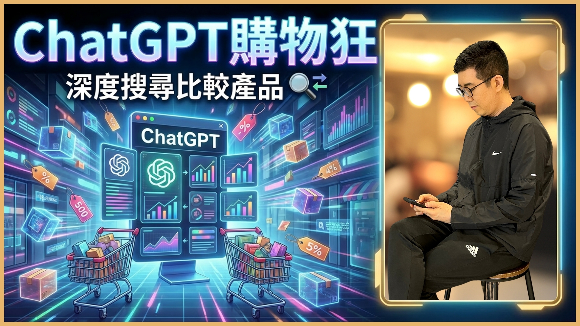 [AI學堂] ChatGPT 新功能登場🔥 AI 幫你 Shopping｜Shopping Research 深度實測｜AI 產品比較王者（2025）