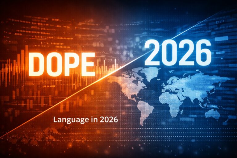 2026 語言趨勢 dope 潮語詳解