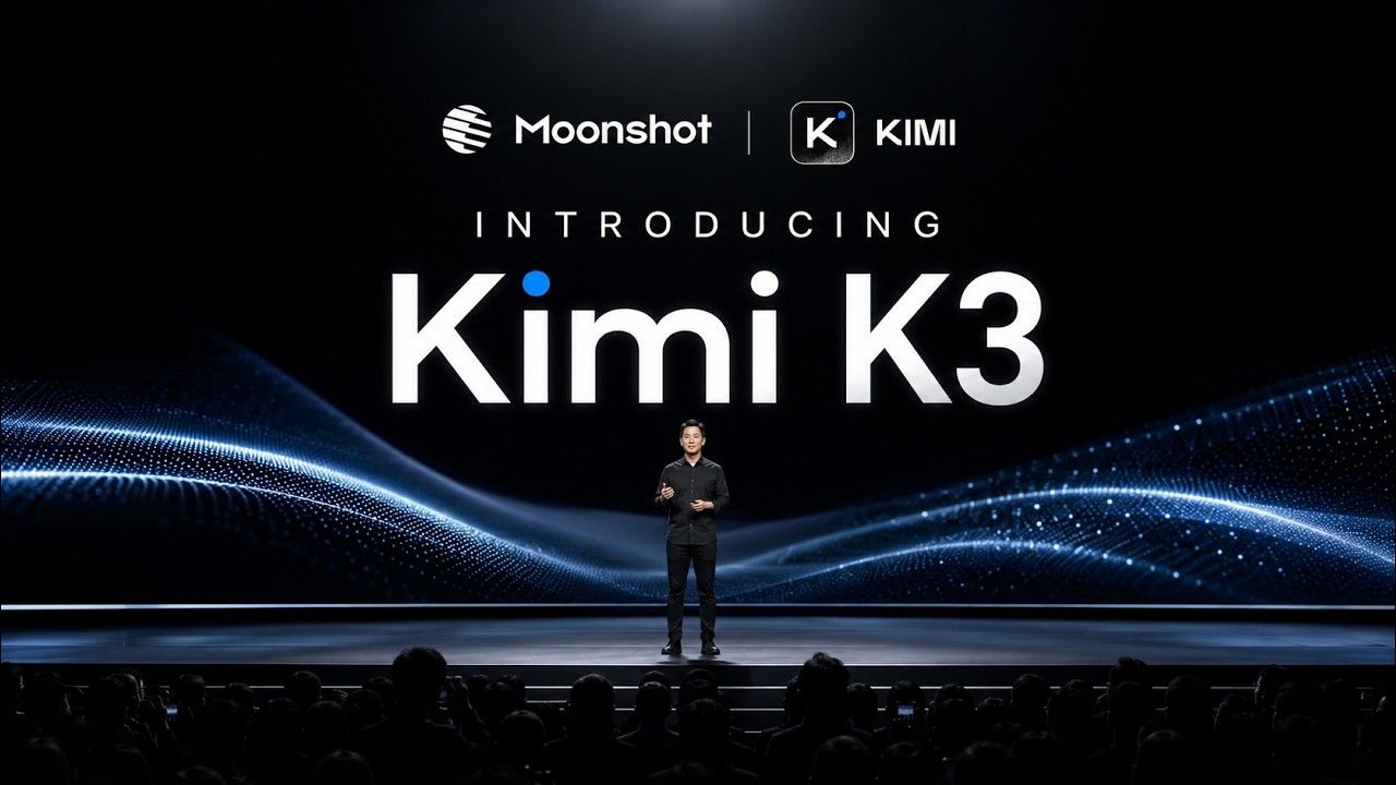 Kimi K3 登場：2.8 兆參數開源模型，部分跑分反超 Claude Fable 5 的看點在哪