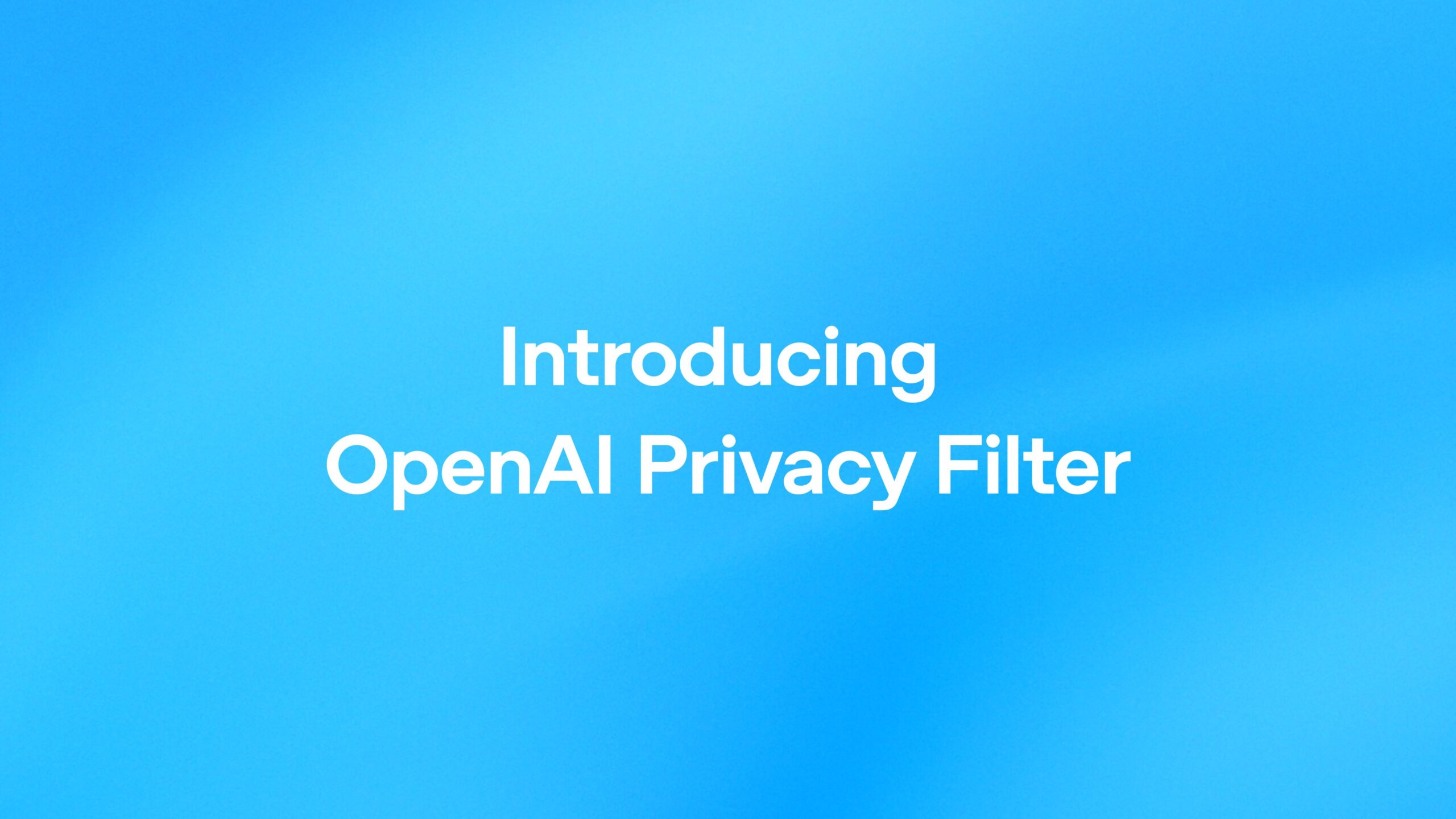 OpenAI Privacy Filter 開放權重模型：把 PII 偵測與遮蔽搬回本地端，128K 長文本讓「整份文件先過濾」成真