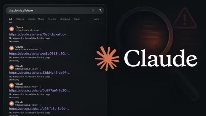Claude「分享對話」被 Google 全面索引：API 金鑰、客戶資料就這樣公開了