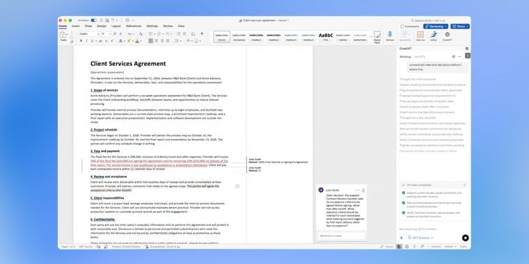 ChatGPT 進駐 Microsoft Word：免費版也能用，最值得看的不是自動寫文